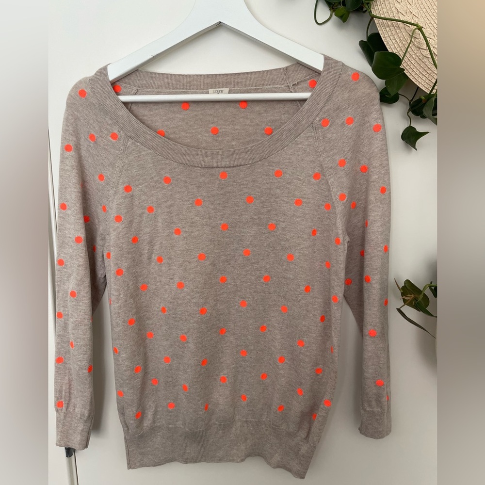 Jcrew dotted sweater